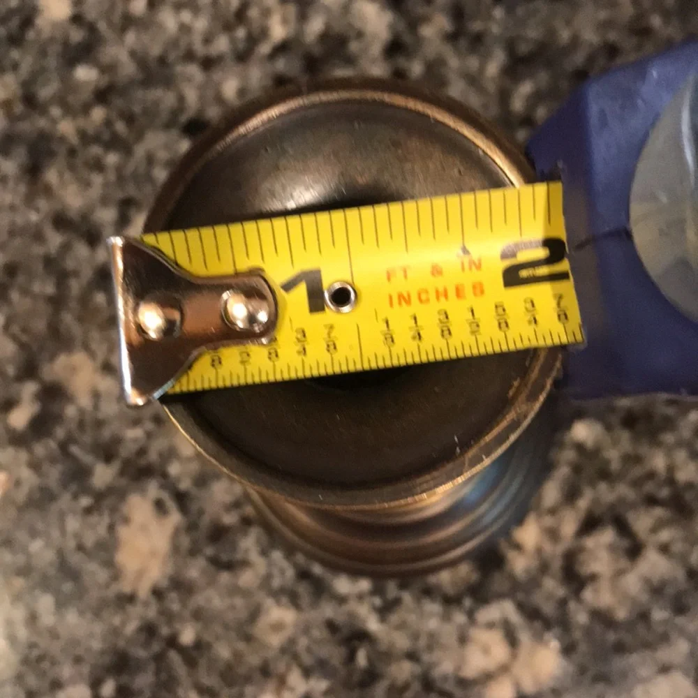 Restoration Hardware candle stick bronze